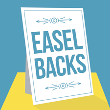 easel backs printing